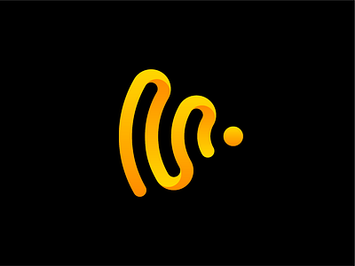 Mobi branding concept connection design dot double meaning graphic design letter logo m mobile phone spiral w wave wi fi wire