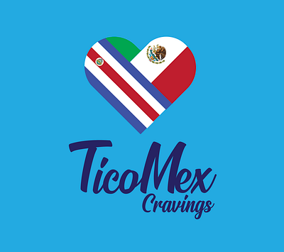 TicoMex design food fusion logo restaurant