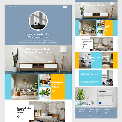 interior-landingpage adobe xd daily design decoration design home homepage inspiraion interior landing page ui ui design uiux ux ux design web design website design