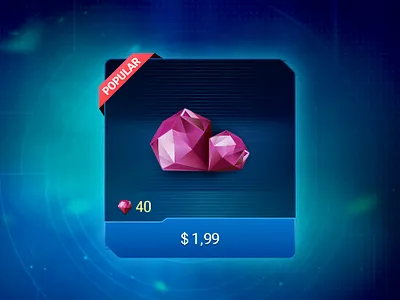 Inventory Item • Game 2d cute design diamonds game gameinventory gameui illustration interface ui uidesign ux