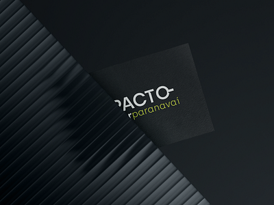 Pacto por Paranavaí branding design logo minimal policy