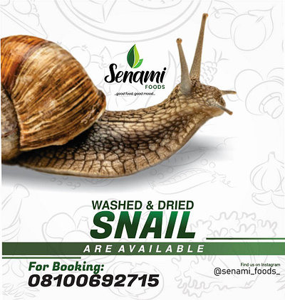 Senami Food Running Promotion design animation branding graphic design motion graphics