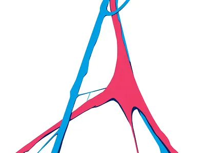 A is for Arteriovenous - 36 Days of Type 36 days of type adobe photoshop design graphic design illustration type design typography