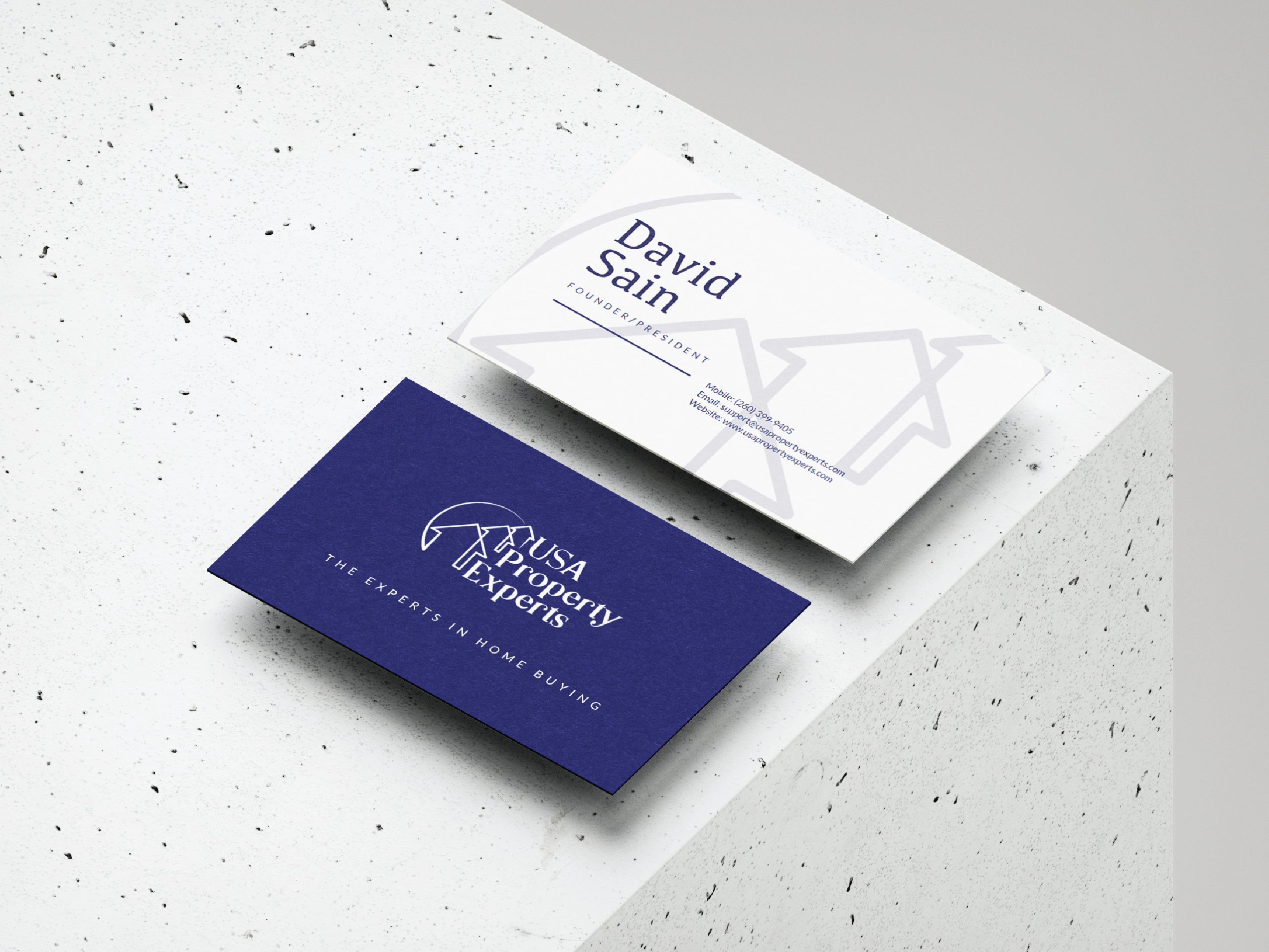 USA Property Experts Business Card adobe adobe illustrator adobeillustrator app brand design branding business business card business cards card cards colorful design graphic design illustration illustrator logo logomark vector