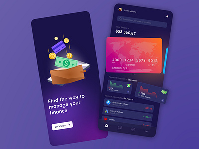 Finance tracking mobile app UI design app design app ui business creative design habit minimal mobile app money product design ui ui design ux