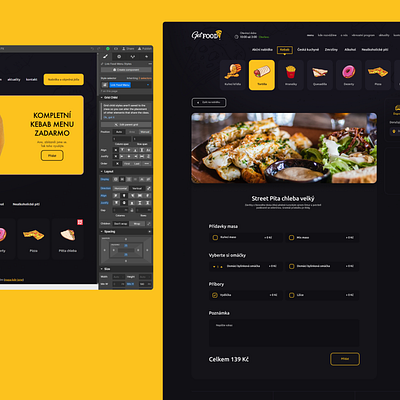 GetFOOD design graphic design ui webflow