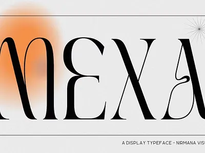 Mexa - Elegant Logo Font calligraphy display display font font font family fonts hand lettering handlettering lettering logo sans serif sans serif font sans serif typeface script serif serif font type typedesign typeface typography