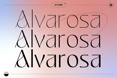 Alvarosa Font calligraphy display display font font font family fonts hand lettering handlettering lettering logo sans serif sans serif font sans serif typeface script serif serif font type typedesign typeface typography