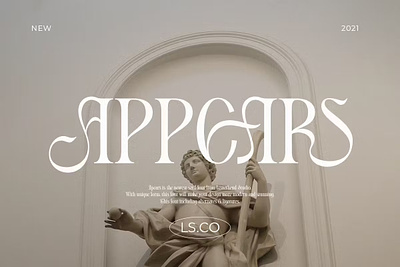 APPEARS - Display Serif Font calligraphy display display font font font family fonts hand lettering handlettering lettering logo sans serif sans serif font sans serif typeface script serif serif font type typedesign typeface typography