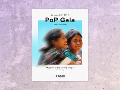 Save the Date blur branding campaign design education flyer frame fundraising gala global identity logo motion pattern poster print