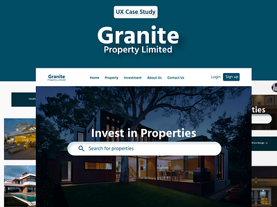 Granite Property Limited property real estate ui ux