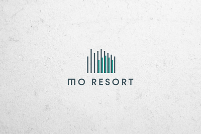 Mo Resort Logo brand branding illustration logo logotype mostar resort villa
