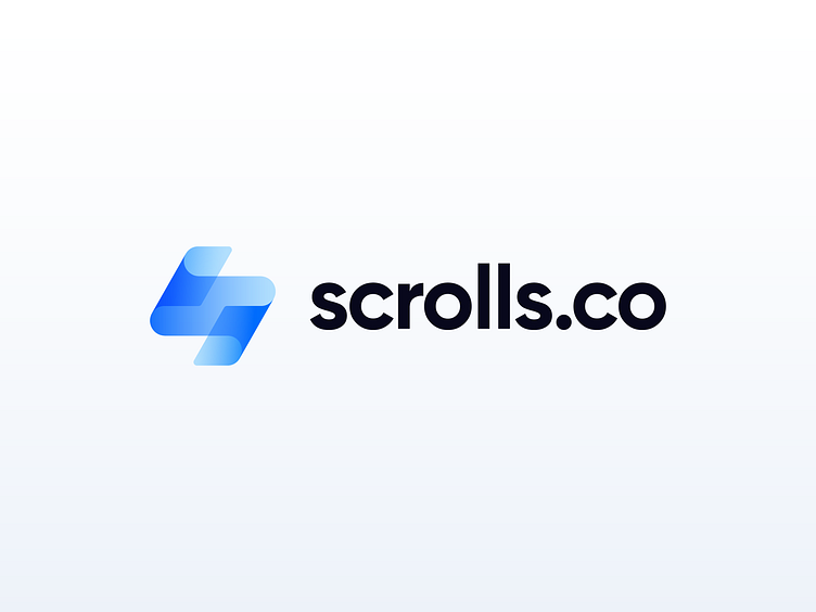 Scrolls Logomark by Josh Warren on Dribbble