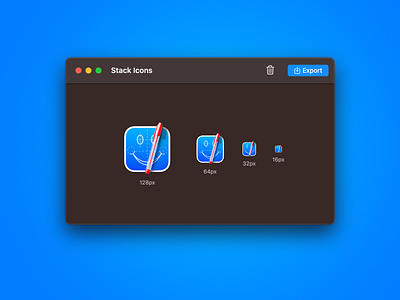 Stack Icons UI app icon macos ui