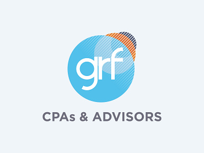 GRF CPAs & Advisors Logo branding design graphic design logo logo design typography vector