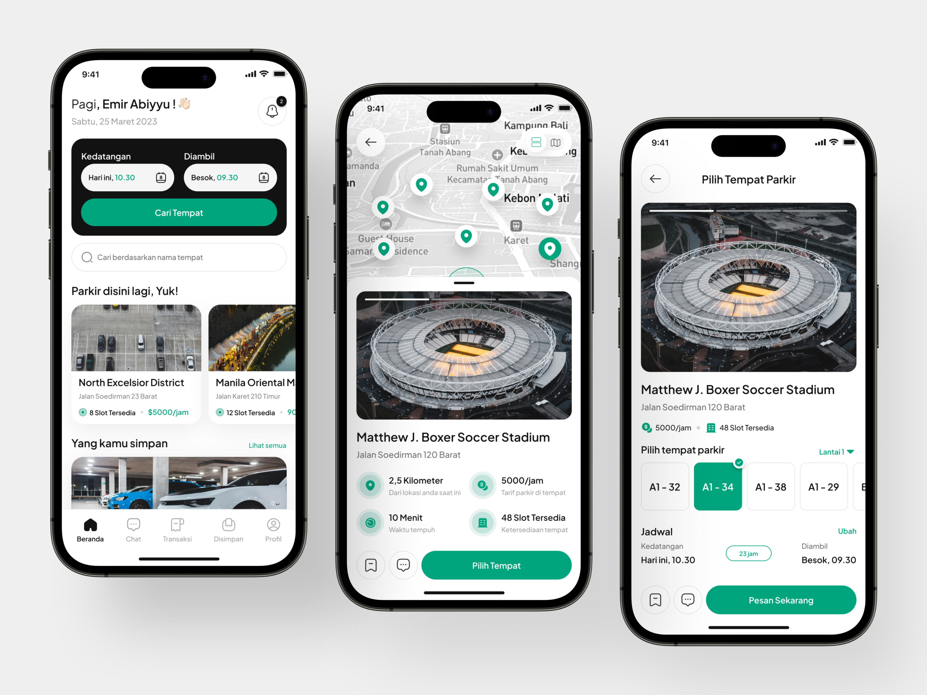 Parkings - Parking App app design application booking clean design driving find gps ios location map mobile mobile design nija works parking parking app place ui uidesign ux