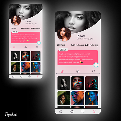 User Profile UI app design figma graphic design ui user user profile userprofile webapp