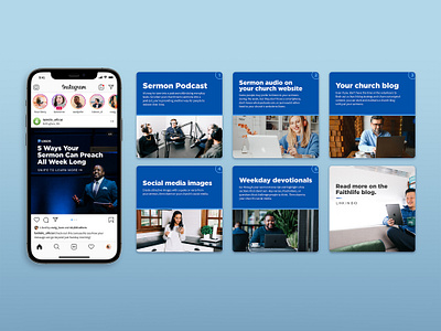 5 Ways Your Sermon Can Preach All Week Long bible carousel church design graphic design instagram preach sermon social media