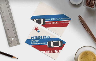 Patriot Cars Business Card adobe adobe illustrator adobeillustrator brand design branding business business card business cards cars colorful design graphic design illustration illustrator logo sales stationary vector