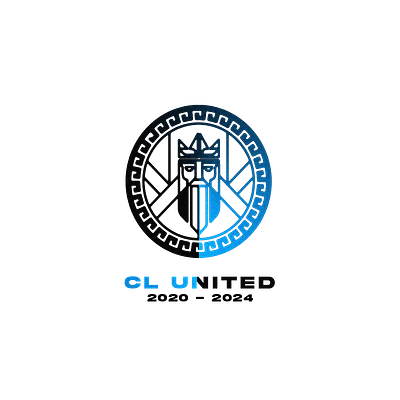 CL United | Logo design illustration logo mockup photoshop typography vector