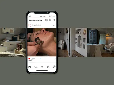 The Spa at Selenite - Social Media brand inspiration branding design graphic design instagram social media