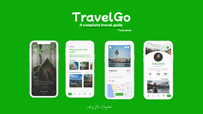 TravelGo | UIUX Case Study app branding case study design figma travelogo uiux