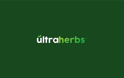 Ultraherbs branding graphic design illustration logo