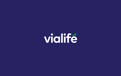 Vialife branding graphic design illustration logo