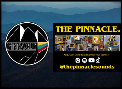 THE PINNACLE BRAND KIT. branding design freelance graphicdesign graphics independent logo ui