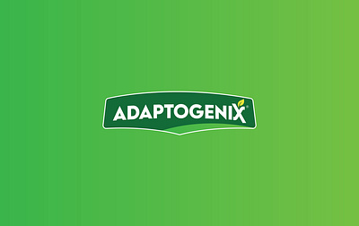 Adaptogenix branding graphic design illustration logo