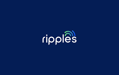 Ripples branding graphic design illustration logo