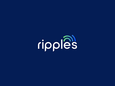 Ripples branding graphic design illustration logo