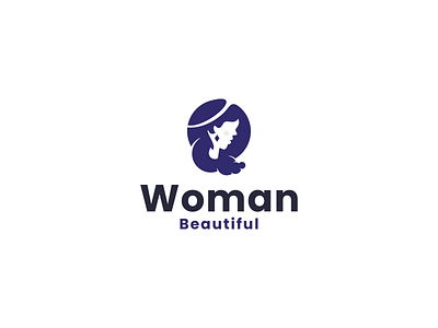 Woman Beautiful logo concept beautiful brand branding design graphic design illustration logo motion graphics ui ux vector woman