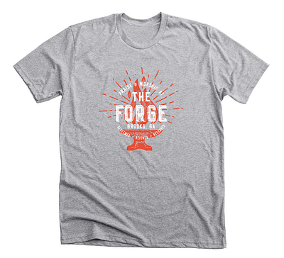 The Forge | T-shirt Design apparel apparel design graphic design graphic designer non profit religious t shirt t shirt design