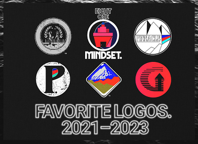 MY FAVORITE LOGOS 2023. design freelance graphicdesign graphics illustration logo