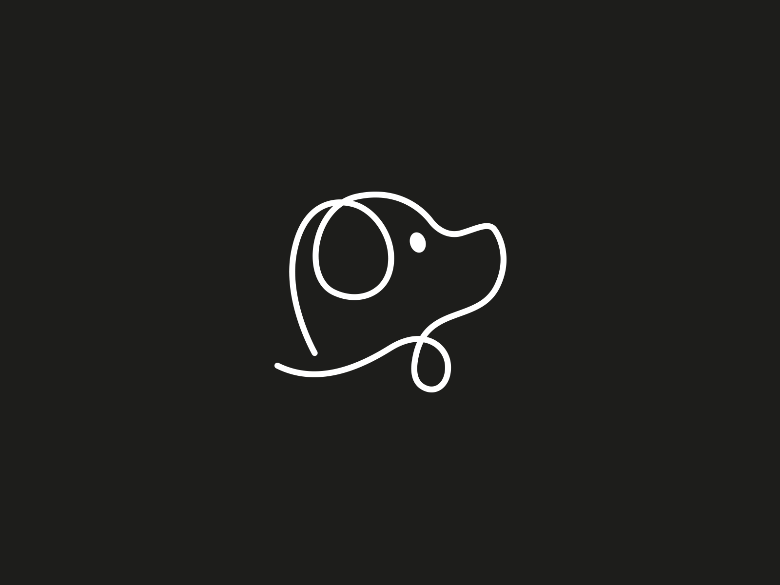 Doggy animal brand branding design dog doggy elegant friend illustration line linear logo logotype mark minimalism minimalistic modern pet sign signature