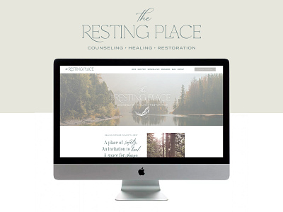 The Resting Place Counseling | Website Design & Development branding design graphic design online web website website design website designer website development