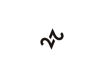 2x2 22 monogram design lettermark logo minimal minimalist monogram numbers simple symbol