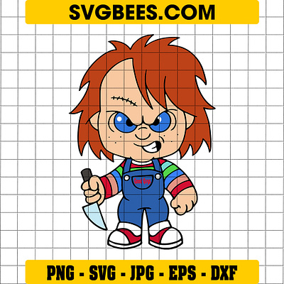 Chucky Overalls Pattern SVG chucky overalls pattern svg svgbees