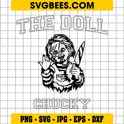 Chucky Doll SVG chucky doll svg svgbees