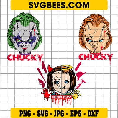 Chucky Face SVG chucky face svg svgbees