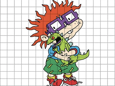 Chuckie Rugrats SVG chuckie rugrats svg svgbees