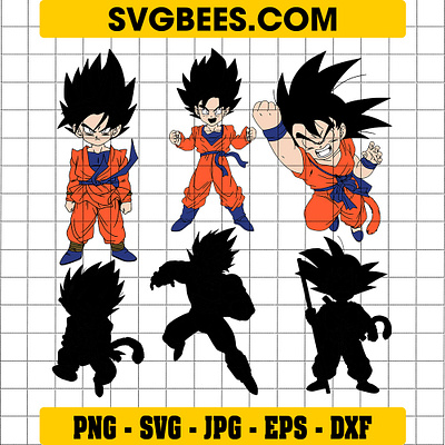 Goku SVG goku svg svgbees