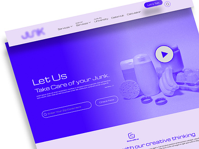 Web site design : Junk Ui, Ux. design ui ux website design