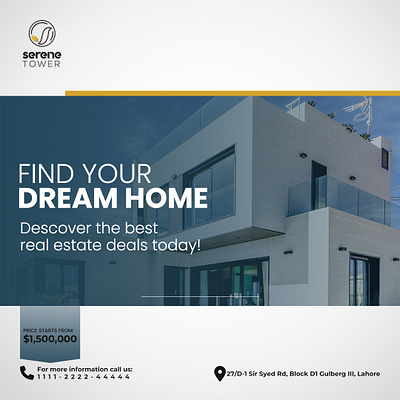 Real Estate Social Media Post Design. add design facebook graphic design mokeups photoshop post post design real estate social media