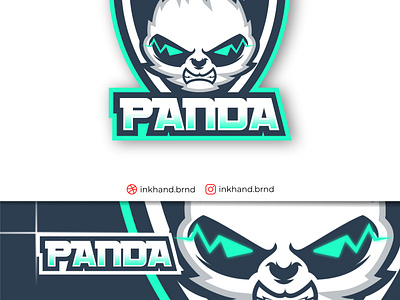 Angry panda esport logo animation brand brand identity branding design esport game graphic design illustration logo masc ot mascot logo streamer team vector