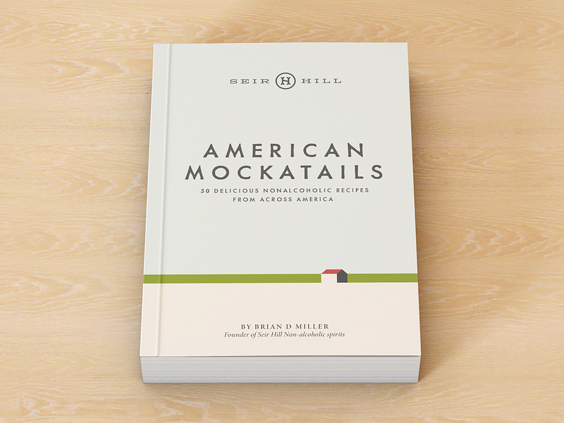 American Mocktails book cover book design design graphic design illustration logo