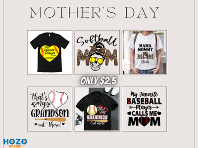 MOTHER'S DAY baseballmom hozomarket motherday