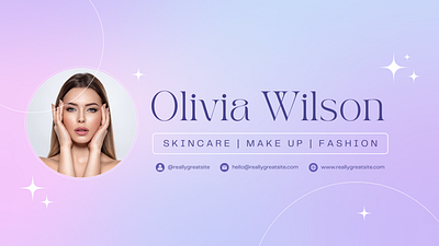 Simple Elegant Beauty And Skincare YouTube Channel Art canva canvatemplate design design graphic v graphic design thumbnails youtube youtube thumbnail