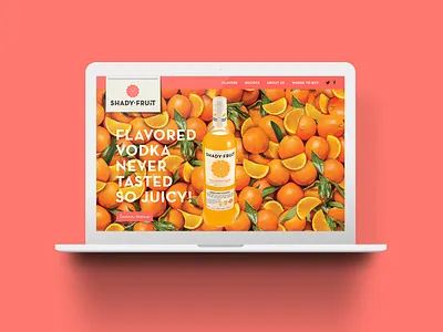 Shady Fruit – Diageo Innovation Brands design ecommerce graphic design shopify ux uxui web design website design